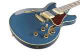 Ibanez Electric Guitar AS73G-PBM Prussian Blue Metallic, Semi Hollow Body