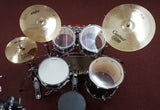 Ludwig Drumset Element Evolution in Red Sparkle inkl. Centent Dolphin Cymbals