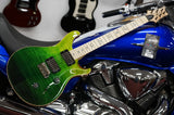 PRS Paul Reed Smith USA Custom 24 Ten Top Wood Library in Green Fade