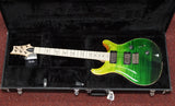 PRS Paul Reed Smith USA Custom 24 Ten Top Wood Library in Green Fade