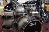 Pearl Drumset Vision Maple in Silver-Black Burst Sparkle inkl. Hardware (ohne Becken) - Ahorn Kessel