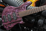 Marleaux Votan 5-String Premium Figured Chestnut in Psychedelic Purple inkl. Softcase