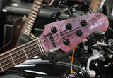 Marleaux Votan 5-String Premium Figured Chestnut in Psychedelic Purple inkl. Softcase