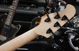 Marleaux Votan 5-String Premium Figured Chestnut in Psychedelic Purple inkl. Softcase