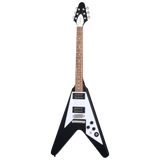 Epiphone by Gibson Electric Guitar Kirk Hammett Flying V 1979 in Schwarz inkl. Koffer