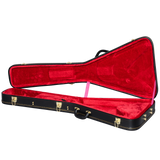 Epiphone by Gibson Electric Guitar Kirk Hammett Flying V 1979 in Schwarz inkl. Koffer
