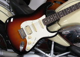 Fender Electric Guitar Stratocaster USA Performer 75th Anniversary HSS RW 3TSB inkl. Gigbag