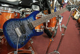 Ibanez Electric Guitar AZ427P2QM-TUB Twilight Blue Burst Premium 7-String inkl. Gigbag