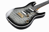 Ibanez Electric Guitar AZ47P1QM-BIB Premium Black Ice Burst inkl. Gigbag