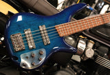 Ibanez E-Bass 5-String Soundgear SR375E-SPB Sapphire Blue Transparent