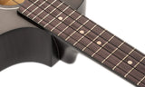 Ibanez Ukulele Concert UEW12E-BIF Black Ice Flat mit Pickup (Tonabnehmer)