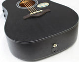 Ibanez Acoustic Guitar AW1040CE-WK Weathered Black Open Pore