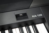 Kurzweil KA-120 in Schwarz, portable Digital Piano / Home Piano / E-Piano