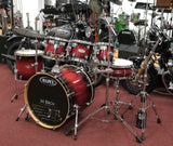 Mapex Drumset M-Birch (Birkenkessel) in Black Forrest Cherry Burst - inkl. Hardware - ohne Cymbals