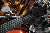 Marleaux Consat Bolt On 5-String Black Burst with Red Sparkle Inlays inkl. Softcase
