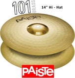 Paiste Cymbals 101 Brass 14" Hi-Hat - zum tiefsten Preis weltweit.