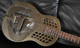 Regal Resonator Stahlsaitengitarre RC-58TT Tricone Black Brass Powder-coated