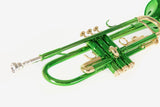 Roy Benson Trompete TR-101E Grün in Bb-Stimmung inklusive Softcase