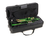 Roy Benson Trompete TR-101E Grün in Bb-Stimmung inklusive Softcase