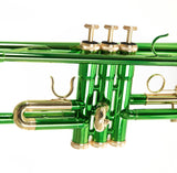 Roy Benson Trompete TR-101E Grün in Bb-Stimmung inklusive Softcase