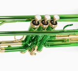Roy Benson Trompete TR-101E Grün in Bb-Stimmung inklusive Softcase