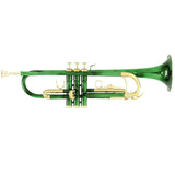 Roy Benson Trompete TR-101E Grün in Bb-Stimmung inklusive Softcase