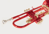 Roy Benson Trompete TR-101R Rot in Bb-Stimmung inklusive Softcase