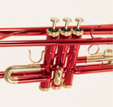 Roy Benson Trompete TR-101R Rot in Bb-Stimmung inklusive Softcase