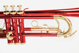 Roy Benson Trompete TR-101R Rot in Bb-Stimmung inklusive Softcase