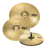 Sabian Cymbalset sbr Performance, 20" Ride, 16" Crash, 14" Crash, 14" HH (Beckensatz), Messing (Brass)