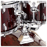 Tama Drumset Superstar Classic Maple Exotic CL72RS-PGGP Gloss Garnet Lacebrak Pine - Shellset