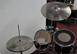 Centent Whisper Low Volume Cymbalsatz in Silver satin, kompletter Satz mit 14" HH, 16", 18", 20"