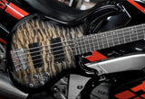 Cort E-Bass 5-String Action V Deluxe in Grey Burst, aktive Elektronik