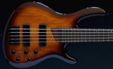 Cort E-Bass 5-String Artisan B5 Tobacco Burst, Bartolini PUs, aktiv Elektronik