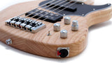 Cort E-Bass 5-String GB75-OPN Open Pore Natural Esche massiv, aktive Elektronik