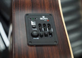 Sigma Travel Guitar SG-TT12E-SB Limited Edition mit Tonabnehmersystem und Gigbag