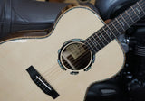 BSG Acoustic Steel String Guitar GA35F Custom in Curly Laurel inkl. Hardshell Case