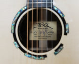 BSG Acoustic Steel String Guitar GA35F Custom in Curly Laurel inkl. Hardshell Case