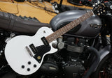 Gibson Electric Guitar Les Paul Special Tribute P-90 Worn White Satin inkl. Gigbag