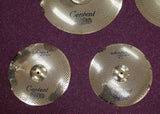 Centent Whisper Low Volume Cymbalsatz in Gold hochglanz, kompletter Satz mit 14" HH, 16", 18", 20"