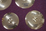 Centent Whisper Low Volume Cymbalsatz in Gold hochglanz, kompletter Satz mit 14" HH, 16", 18", 20"