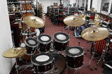 Centent Whisper Low Volume Cymbalsatz in Gold hochglanz, kompletter Satz mit 14" HH, 16", 18", 20"