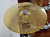 Centent Whisper Low Volume Cymbalsatz in Gold hochglanz, kompletter Satz mit 14" HH, 16", 18", 20"