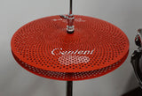 Centent Whisper Low Volume Cymbalsatz in Rot, kompletter Satz mit 14" HH, 16", 18", 20"