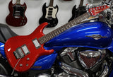 Ibanez Electric Guitar JS1200CA Prestige Joe Satriani in Candy Apple Red Metallic inkl. Koffer