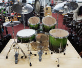 Sonor Drumset Essential Force in Emerald Green Burst, Birch Shells (Birkenholzkessel), inkl. Hardwaresatz - Occasion