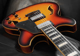 Ibanez Electric Guitar ASV93-TDL Semi Hollow Body in Tricolor Fade Satin