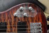 Cort E-Bass 5-String Action V Deluxe in Cherry Burst, aktive Elektronik