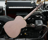 Ibanez Acoustic Guitar Antique Flamingo Pink mit Tonabnehmer