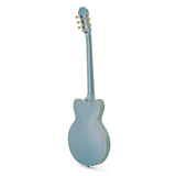 Epiphone by Gibson Electric Guitar ES-339 in Pelham Blue (semi hollow with solid center block)